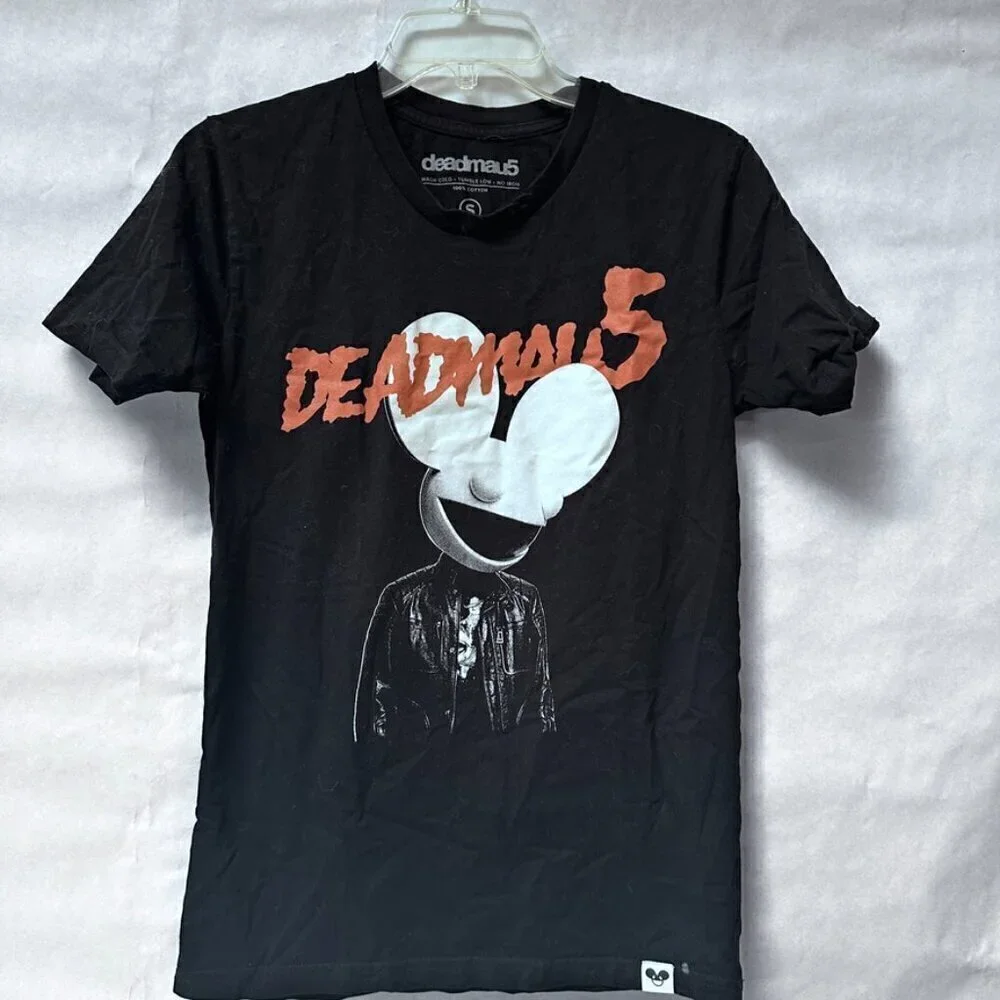 deadmou5 shirt Size Small Tie Dye Tank Black Tee Shirt T-Shirt EUC